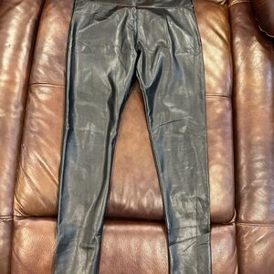 Black Leather Leggings